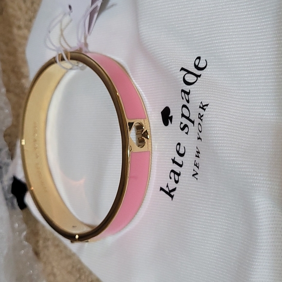Brand new Kate spade pink enamel bangle